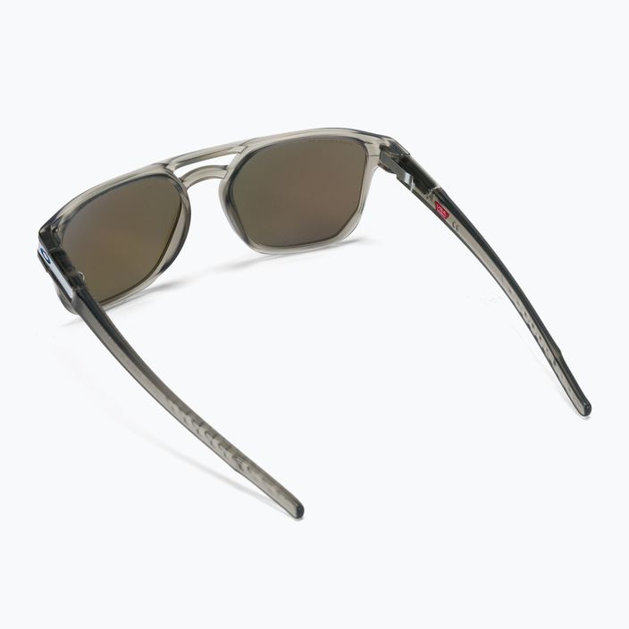 Oakley Latch Beta matte grey ink/prizm sapphire polarized sunglasses 0OO9436 2
