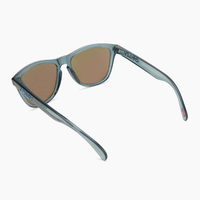 Oakley Frogskins crystal black/prizm sapphire polarized sunglasses 0OO9013 2