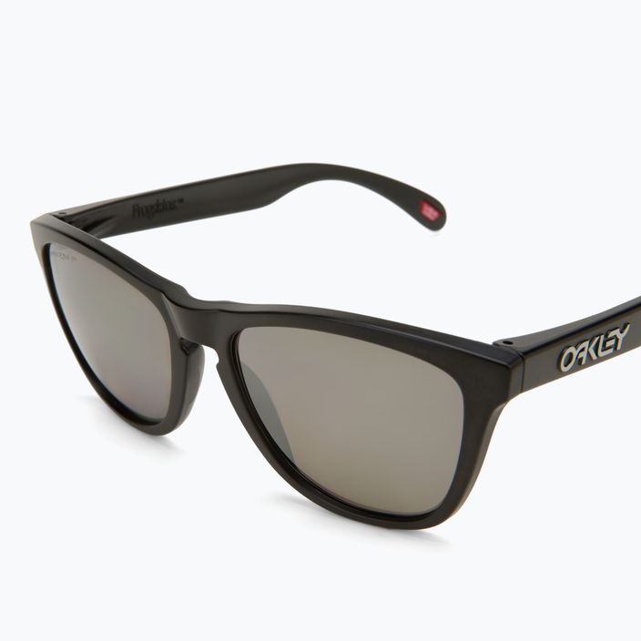 Oakley Frogskins matte black/prizm black polarized sunglasses 0OO9013 5