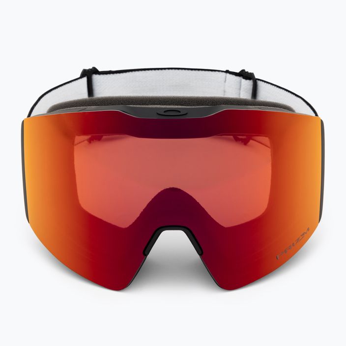 Oakley Fall Line matte black/prizm snow torch iridium ski goggles 2
