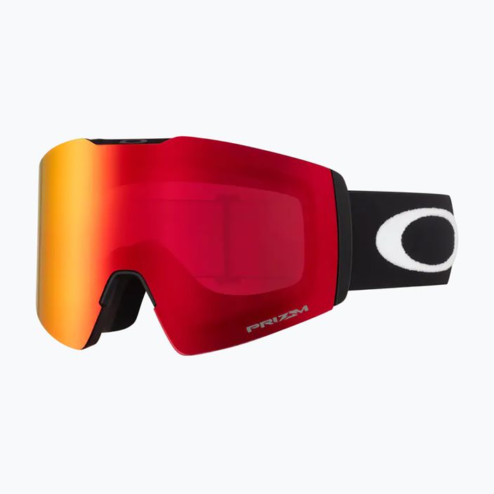 Oakley Fall Line matte black/prizm snow torch iridium ski goggles 5