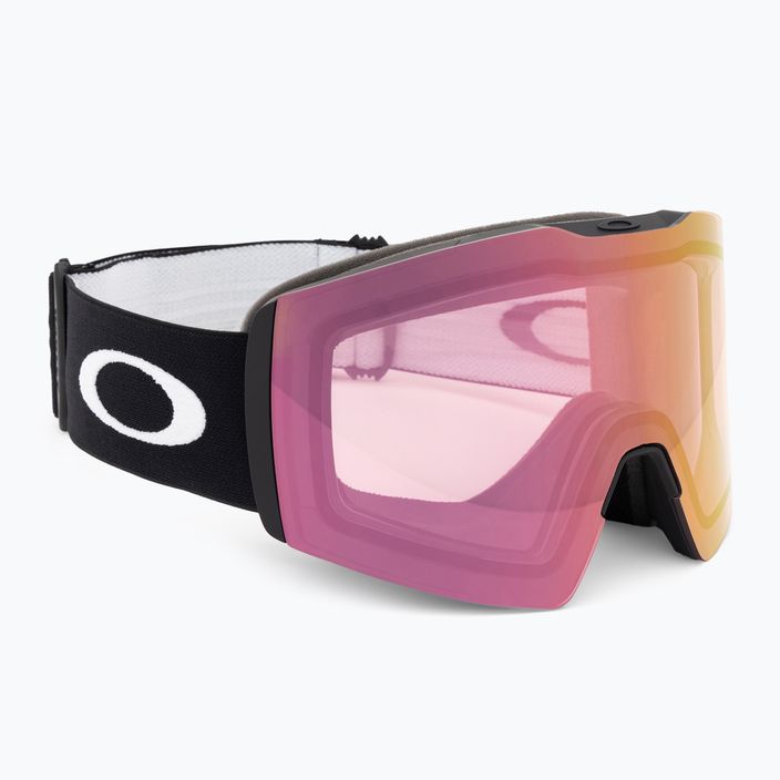 Oakley Fall Line matte black/prizm snow hi pink ski goggles