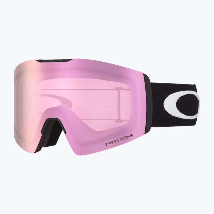 Oakley Fall Line matte black/prizm snow hi pink ski goggles 5