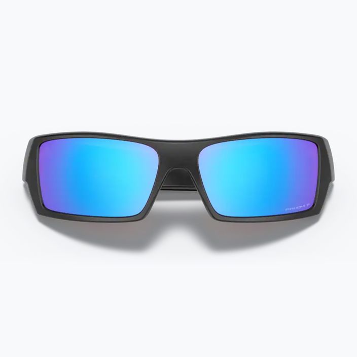 Oakley Gascan matte black/prizm sapphire polarized sunglasses 10