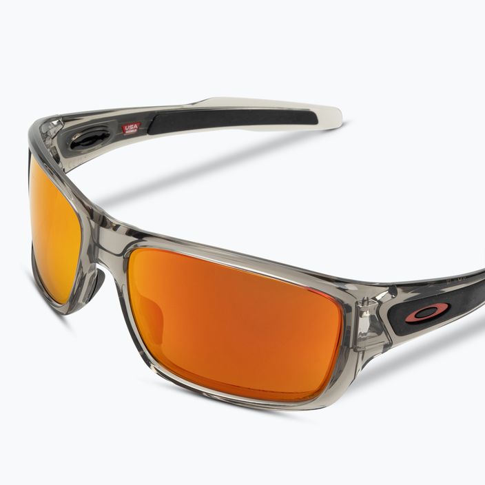Oakley Turbine grey ink/prizm ruby polarized sunglasses 5