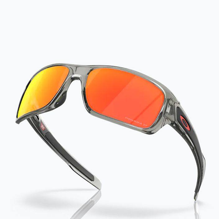 Oakley Turbine grey ink/prizm ruby polarized sunglasses 9