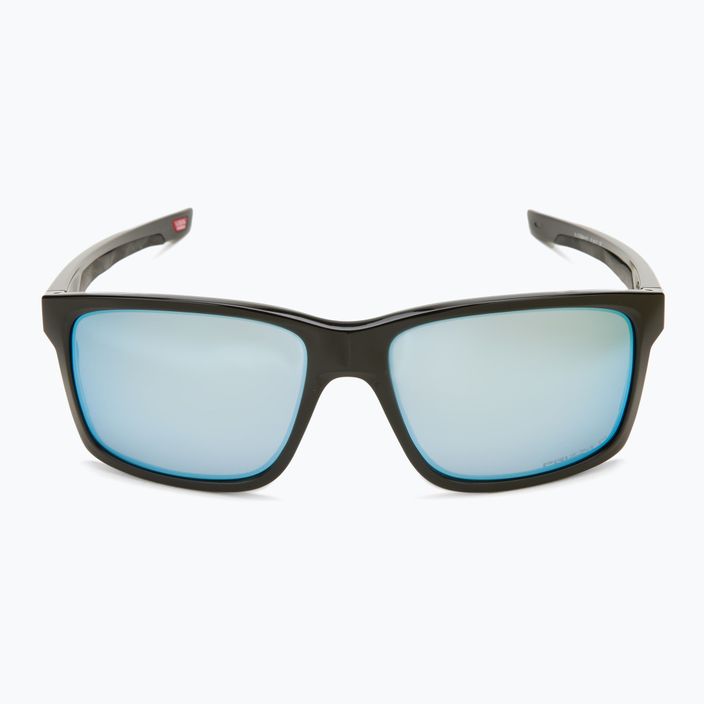 Oakley Mainlink XL polished black/prizm deep water polarized sunglasses 0OO9264 3