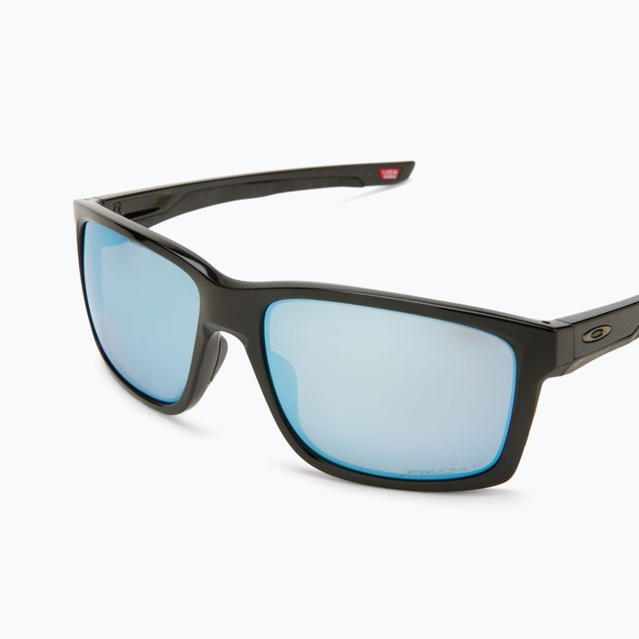 Oakley Mainlink XL polished black/prizm deep water polarized sunglasses 0OO9264 5