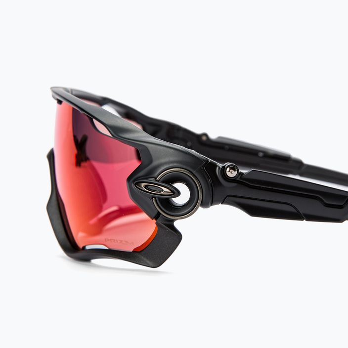 Oakley Jawbreaker matte black/prizm trail torch cycling glasses 0OO9290 4