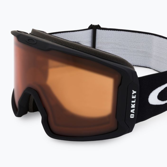 Oakley Line Miner matte black/prizm snow persimmon ski goggles OO7070-57 5