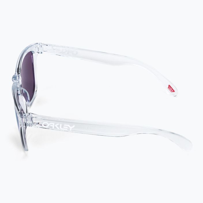 Oakley Frogskins sunglasses polished clear/prizm violet 0OO9013 4