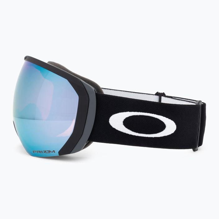 Oakley Flight Path matte black/prizm snow sapphire iridium ski goggles 4