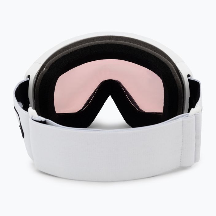 Oakley Flight Path matte white/prizm snow hi pink iridium ski goggles OO7110-09 3