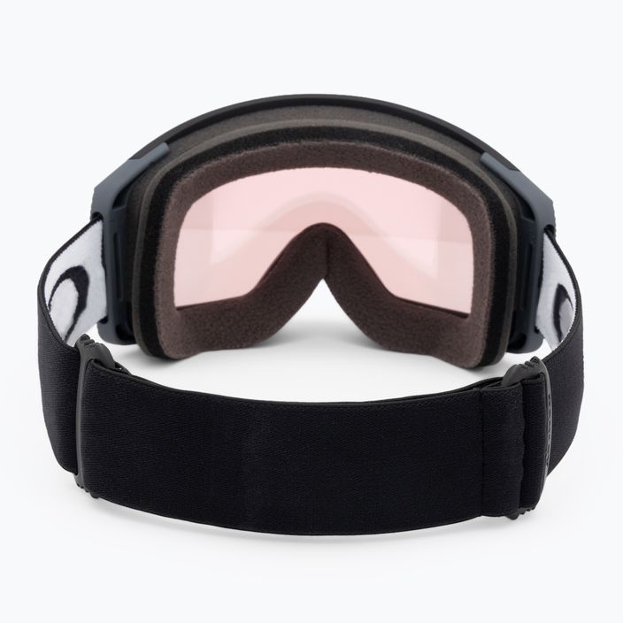 Oakley Flight Tracker matte black/prizm snow hi pink ski goggles 3