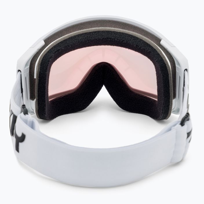 Oakley Flight Tracker factory pilot white/prizm snow hi pink iridium ski goggles OO7105-14 3