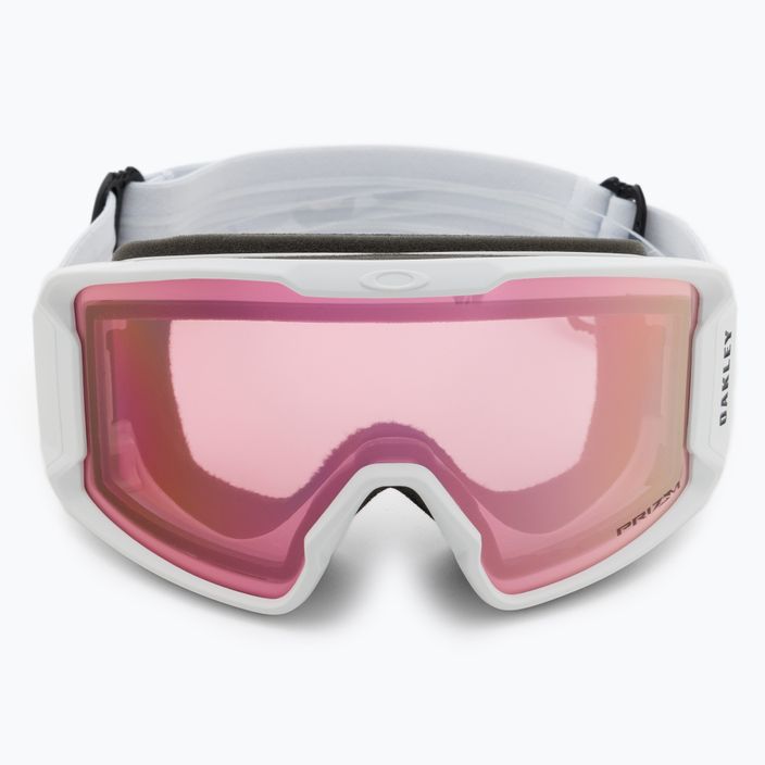 Oakley Line Miner factory pilot white/prizm snow hi pink iridium ski goggles OO7093-34 2