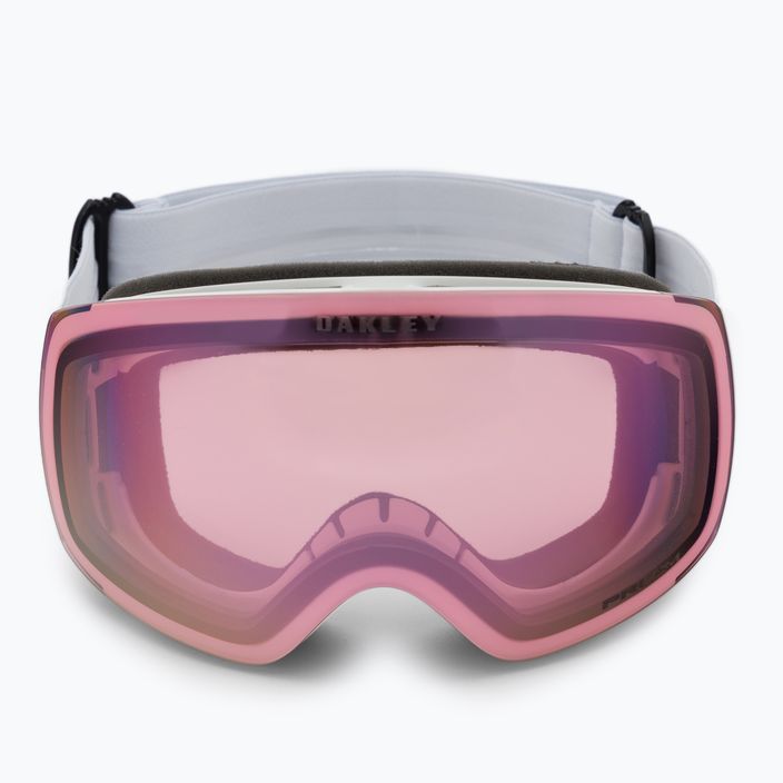 Oakley Flight Deck factory pilot white/prizm snow pink iridium ski goggles OO7064-93 2