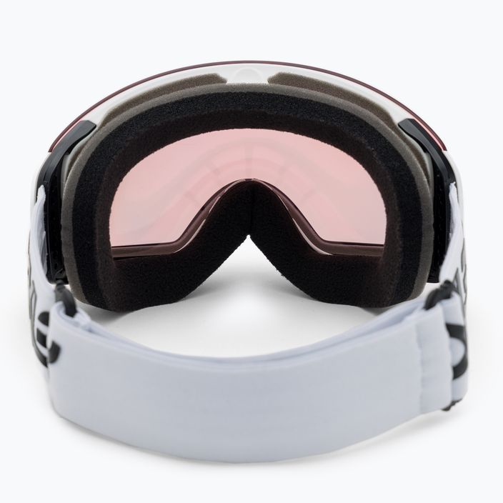 Oakley Flight Deck factory pilot white/prizm snow pink iridium ski goggles OO7064-93 3