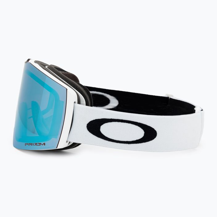 Oakley Fall Line matte white/prizm snow sapphire iridium ski goggles 4