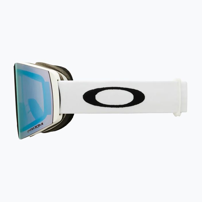 Oakley Fall Line matte white/prizm snow sapphire iridium ski goggles 8
