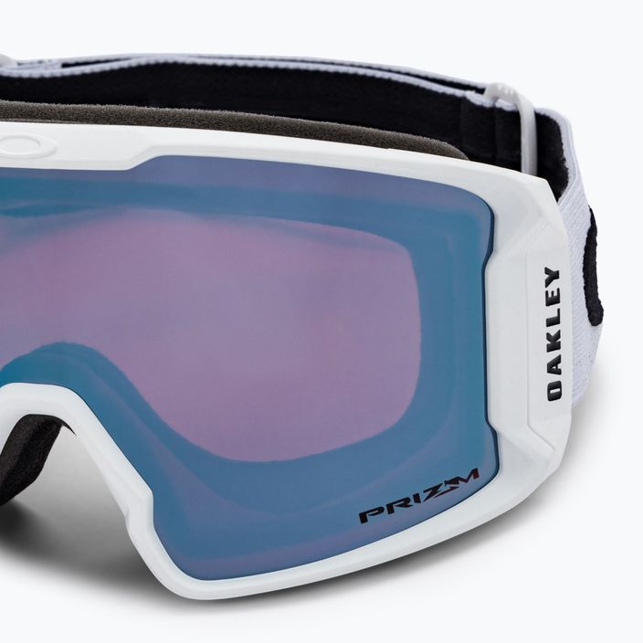 Oakley Line Miner matte white/prizm snow sapphire iridium ski goggles OO7093-41 5
