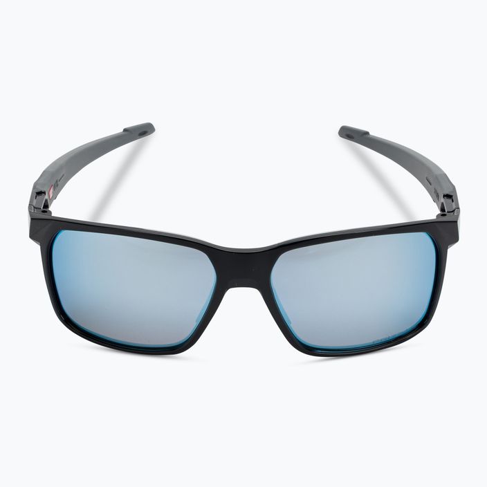 Oakley Portal X sunglasses polished black/prizm deep water polarized 3