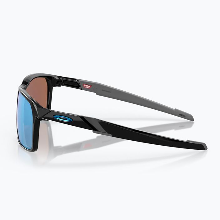 Oakley Portal X sunglasses polished black/prizm deep water polarized 8