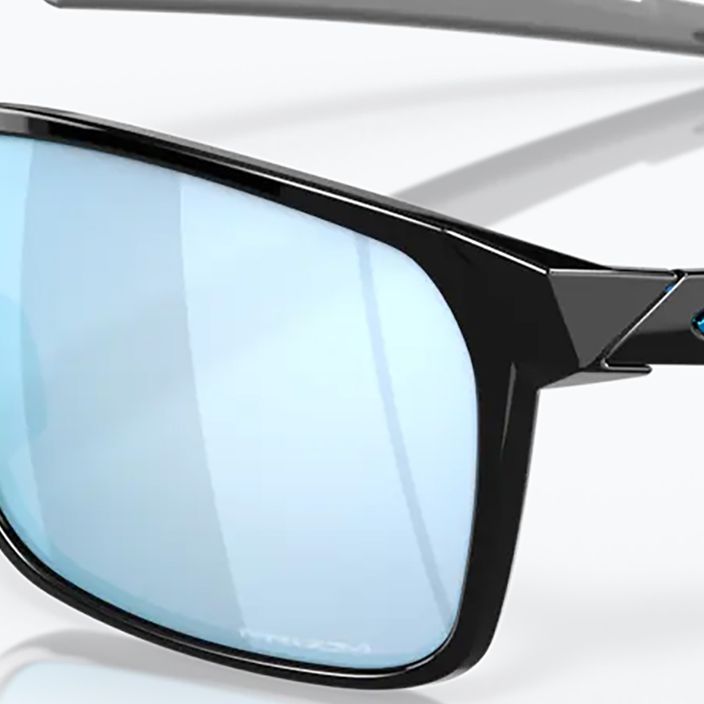 Oakley Portal X sunglasses polished black/prizm deep water polarized 11