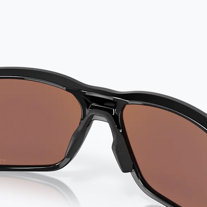 Oakley Portal X sunglasses polished black/prizm deep water polarized 12