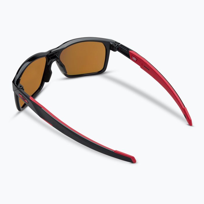Oakley Portal X polished black/prizm ruby polarized sunglasses 2