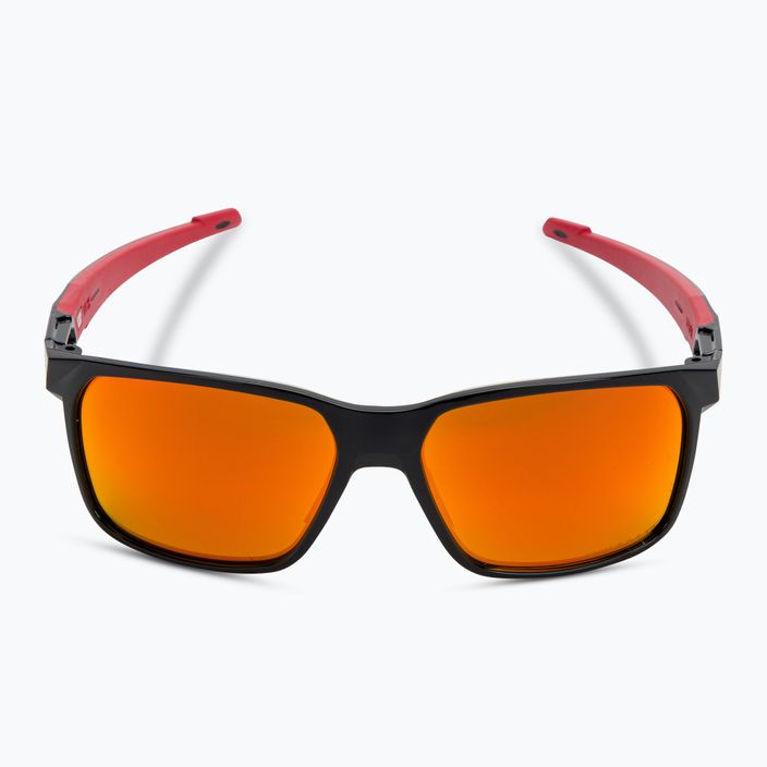 Oakley Portal X polished black/prizm ruby polarized sunglasses 3