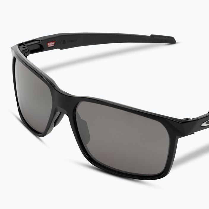 Oakley Portal X polished black/prizm black polarized sunglasses 5