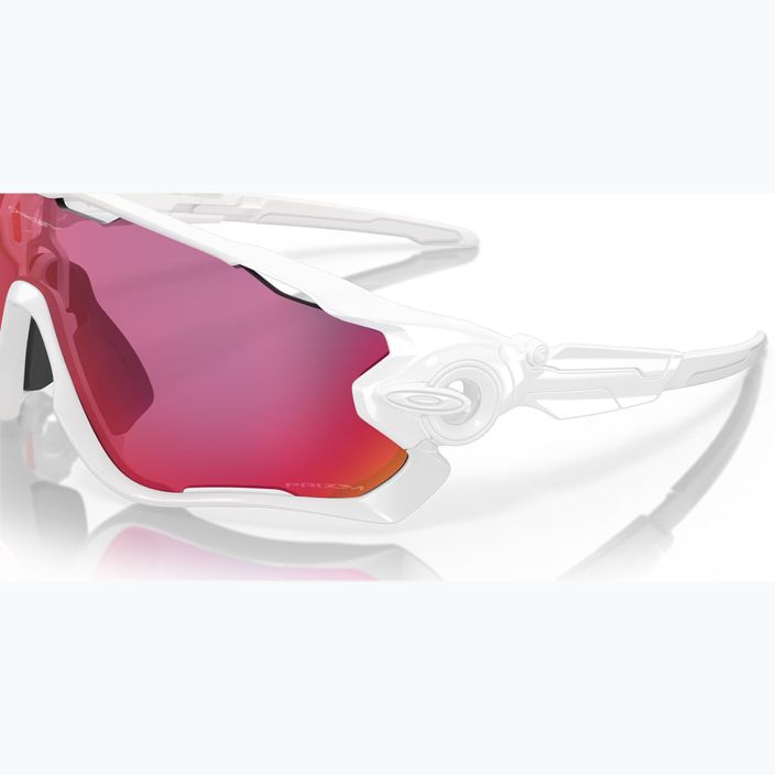 Oakley Jawbreaker sunglasses polished white/prizm road 6