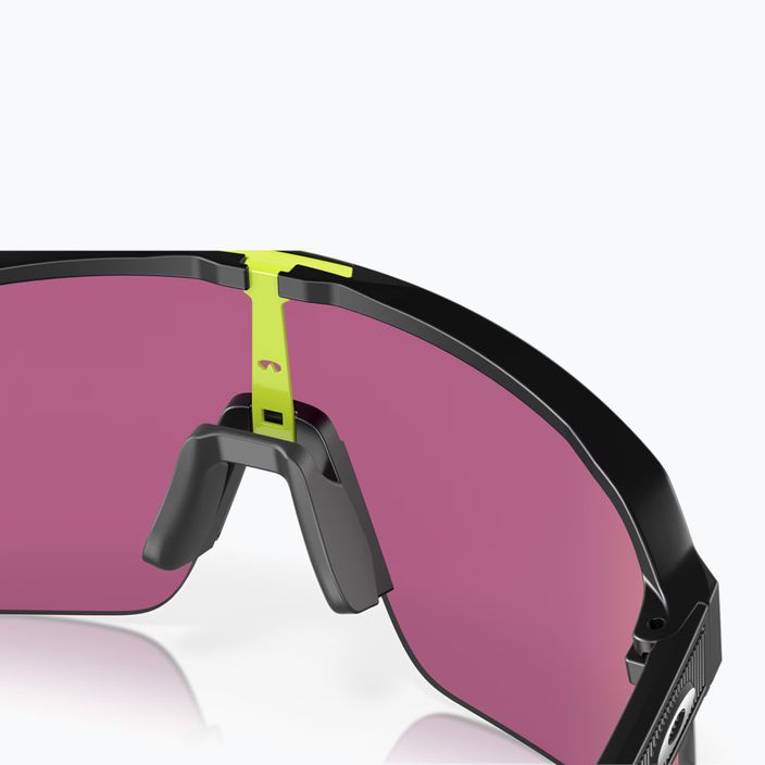 Oakley Sutro Lite matte black/prizm road jade sunglasses 7