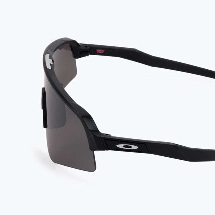Oakley Sutro Lite Sweep matte black/prizm black cycling glasses 0OO9465 4