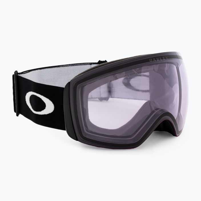 Oakley Flight Deck matte black/prizm snow clear ski goggles OO7050-97