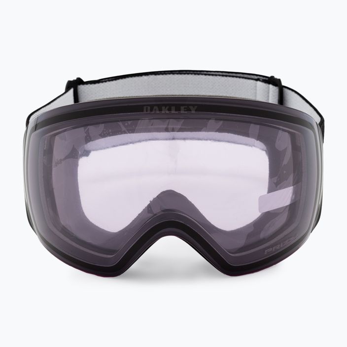 Oakley Flight Deck matte black/prizm snow clear ski goggles OO7050-97 2