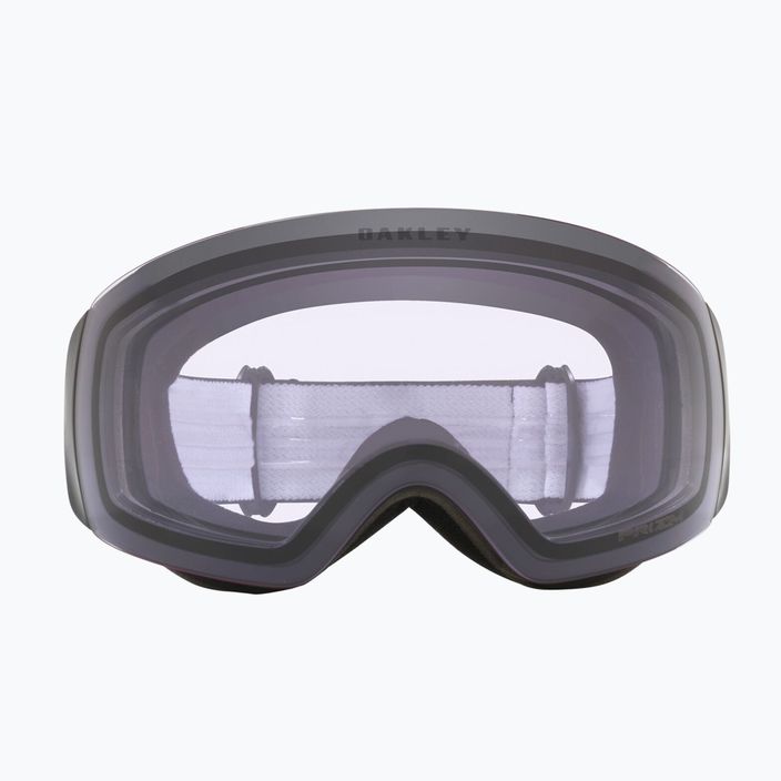 Oakley Flight Deck matte black/prizm snow clear ski goggles 2