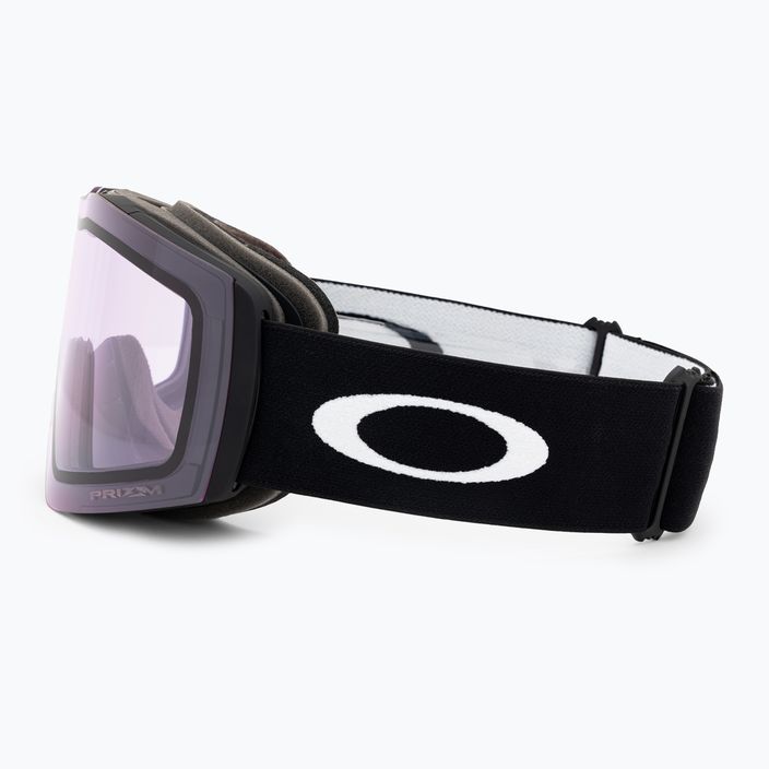 Oakley Fall Line matte black/prizm snow clear ski goggles 4