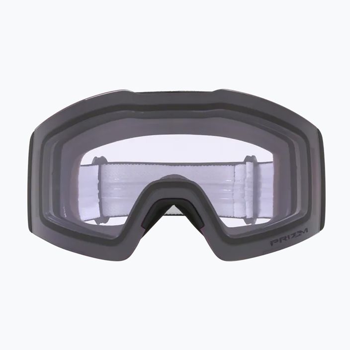 Oakley Fall Line matte black/prizm snow clear ski goggles 6