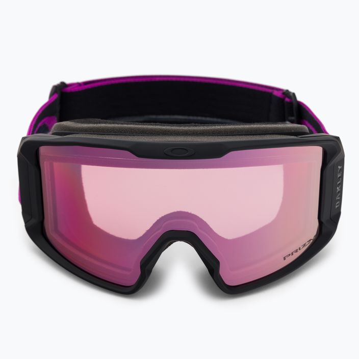 Oakley Line Miner matte ultra purple/prizm snow hi pink iridium ski goggles OO7093-57 2