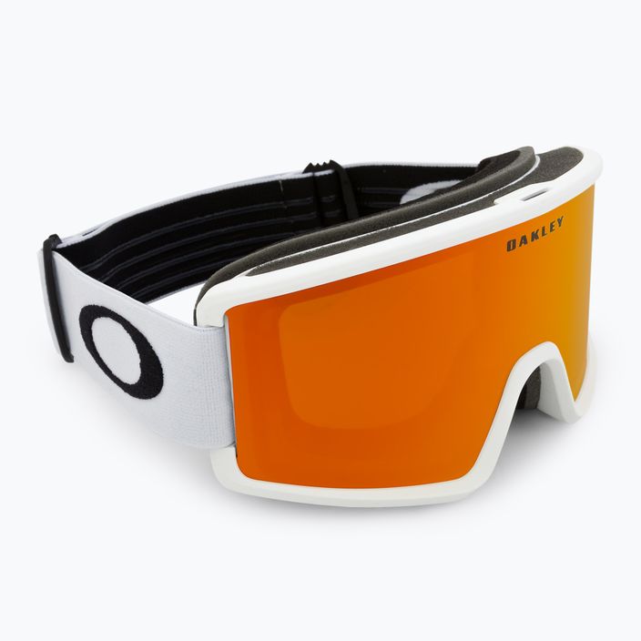 Oakley Target Line matte white/fire iridium ski goggles OO7121-07