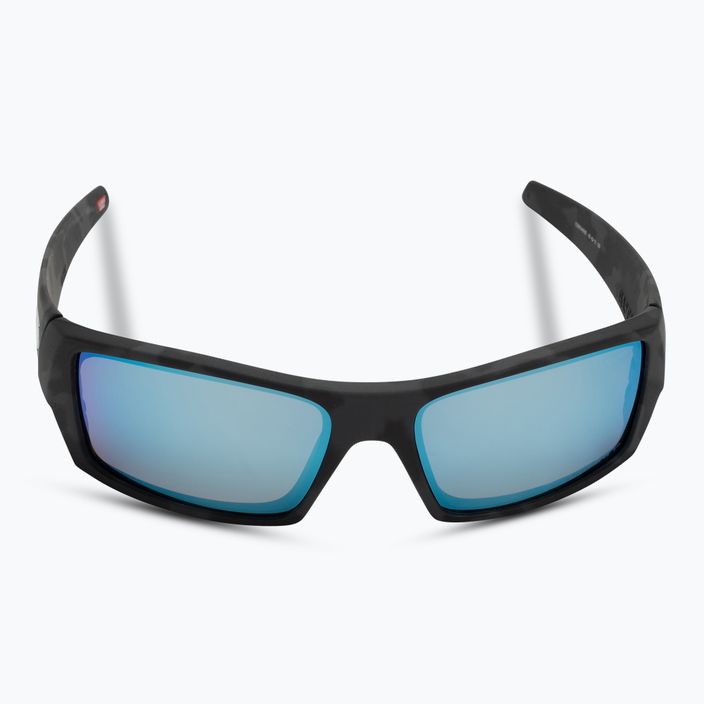 Oakley Gascan matte black camo/prizm deep water polarized sunglasses 3