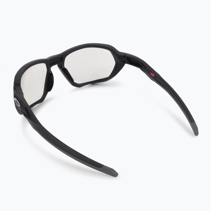 Oakley Plazma matte carbon/clear to black photochromic sunglasses 0OO9019 2