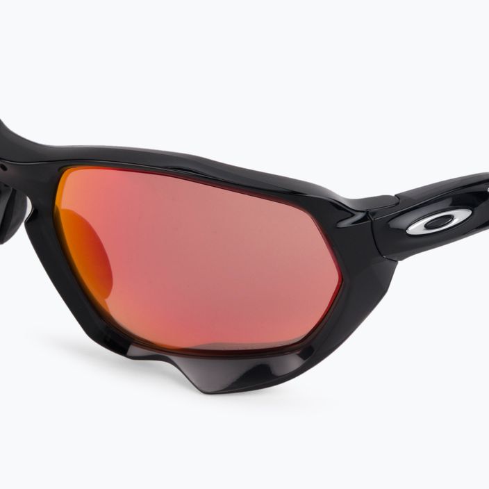 Oakley Plazma black ink/prizm trail torch sunglasses 0OO9019 5