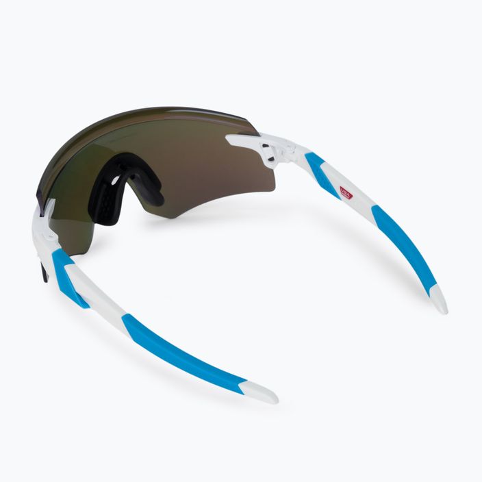 Oakley Encoder polished white/prizm sapphire cycling glasses 0OO9471 2