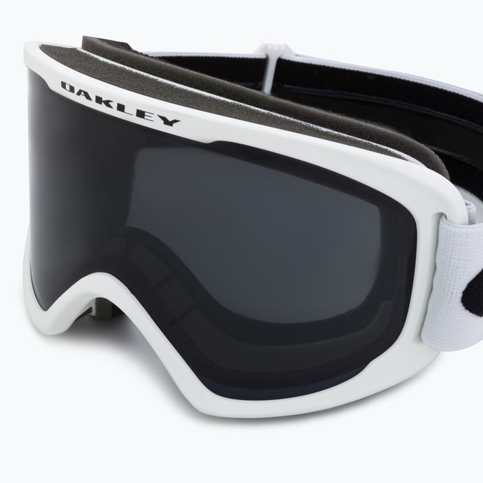 Oakley O-Frame 2.0 Pro matte white/dark grey ski goggles OO7125-04 5