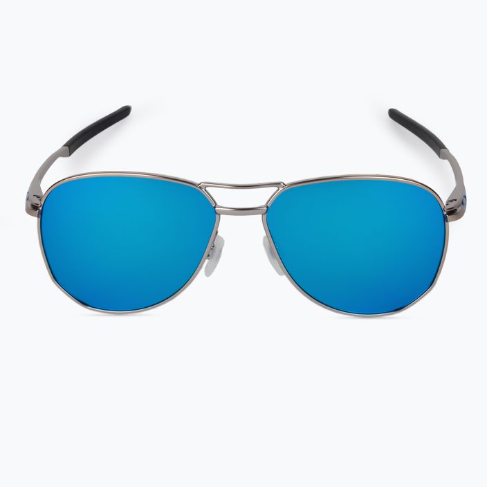 Oakley Contrail satin chrome/prizm sapphire sunglasses 0OO4147 3