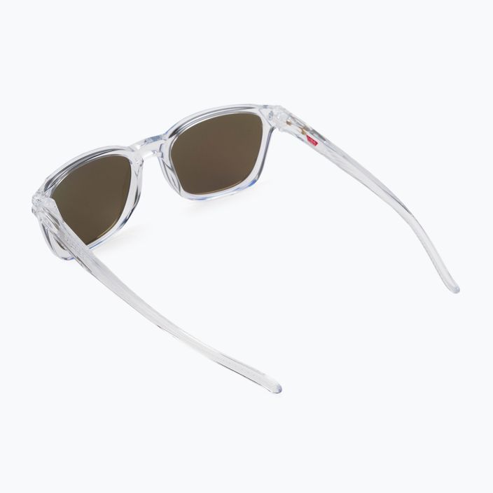 Oakley Ojector polished clear/prizm sapphire sunglasses 0OO9018 2