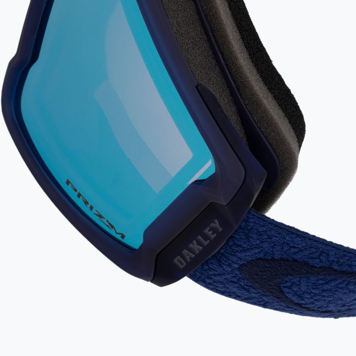Oakley Line Miner ski goggles navy aura/prizm snow sapphire iridium OO7093-61 5